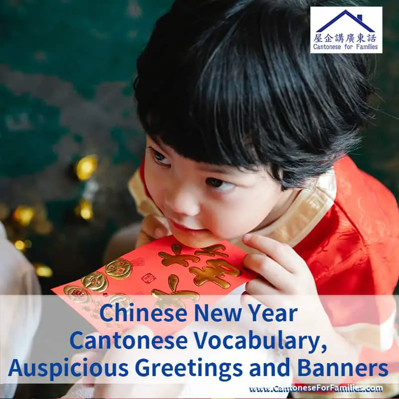 Chinese New Year Cantonese Vocabulary, Greetings and Banners 新年賀詞, 揮春